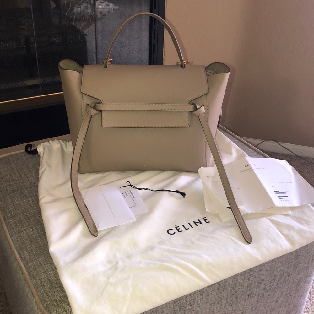 ❌SOLD❌Authentic Celine Mini Belt Bag Light Taupe